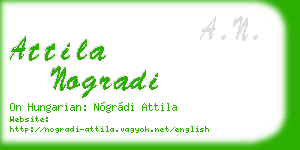 attila nogradi business card